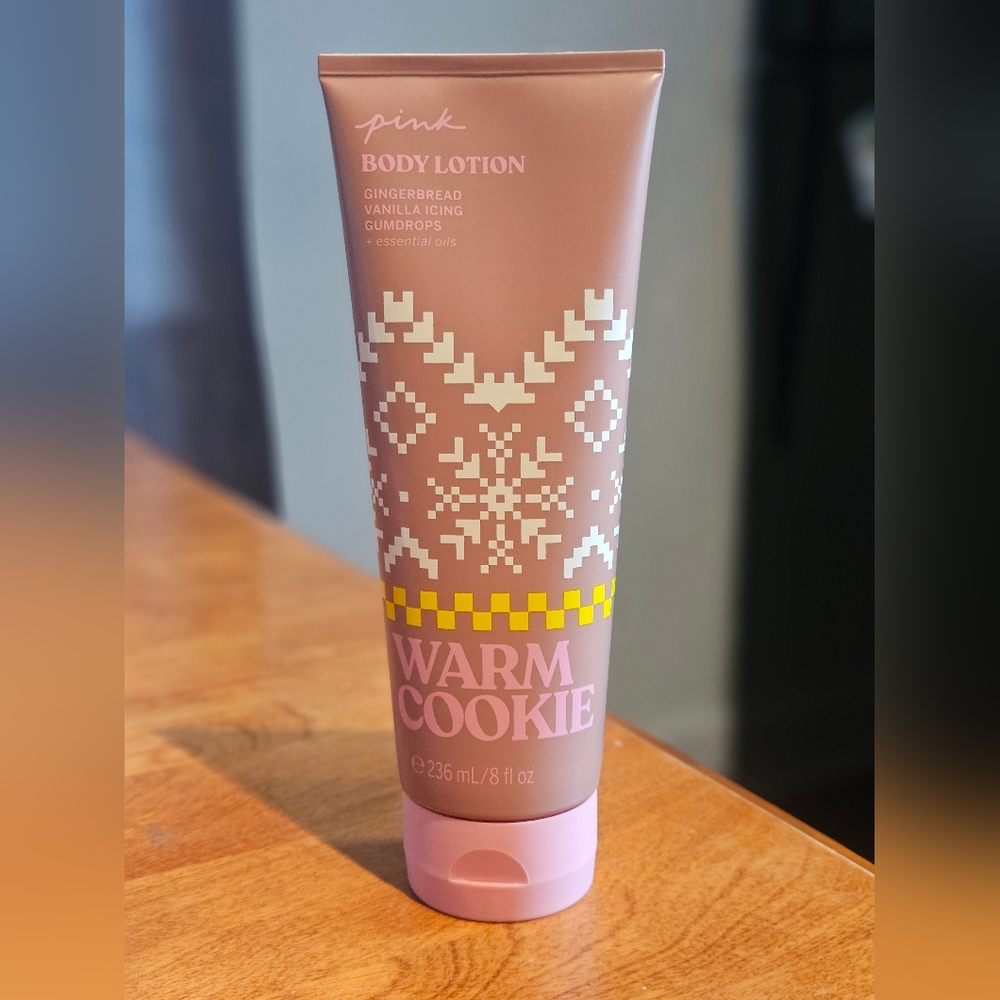 2024 Pink! WARM COOKIE Body Lotion VS Limited Edition Delicious Scent